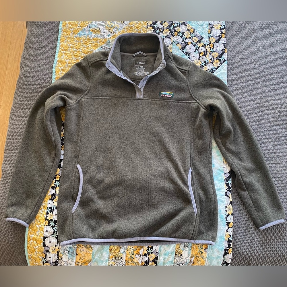 L.L. Bean Sweater Fleece Pullover